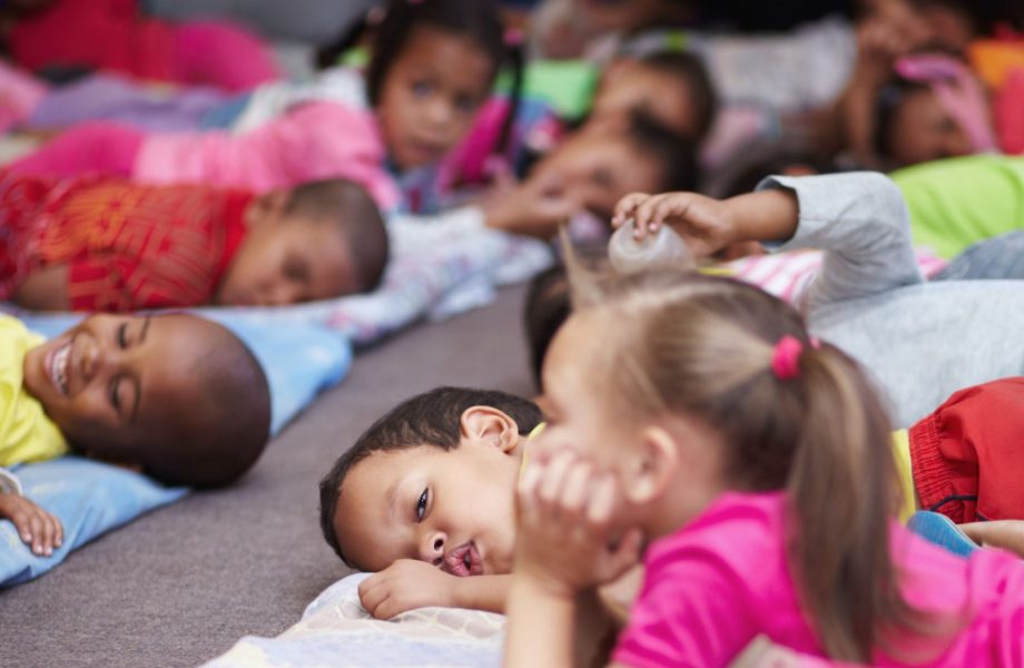 Preschool nap time.